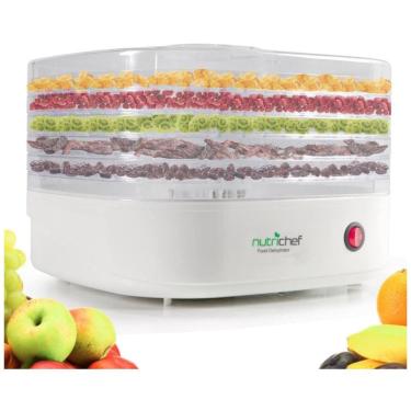Imagem de Desidratador de Alimentos Professional 5Trays, NUTRICHEF AZPKFD06, Branco