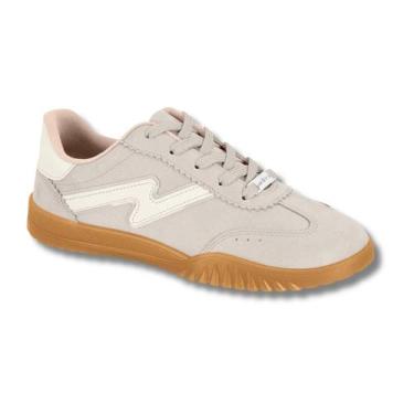 Imagem de Tênis Feminino Moleca Casual Camurça Original Com Cadarço 5817102, Cin