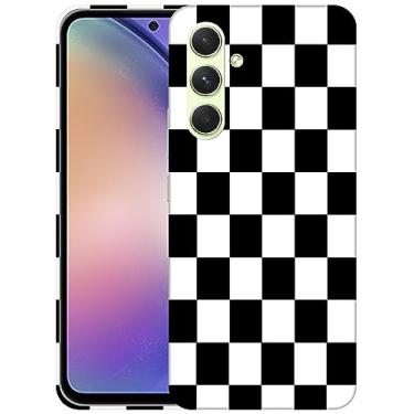 Imagem de SM CASES Capa para Samsung Galaxy A54 5G - Capa de plástico rígido para Samsung Galaxy A54 5G branca
