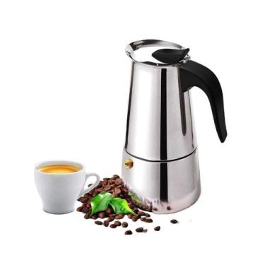 Imagem de Cafeteira Italiana expresso em Inox 9 Xicaras Expresso Moka - ALBEMA