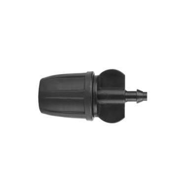 Imagem de Acessórios de tubulação de irrigação de 8/12 mm para sistema de irrigação de jardim - Acoplamento de tubulação de gotejamento, porca bloqueada farpada de seis vias, cotovelo, tampa de extremidade, etc