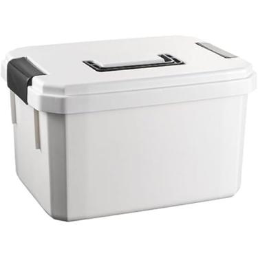 Imagem de Caixa De Remédios Domésticos Caixa De Armazenamento De Medicamentos De Grande Capacidade Medicina Doméstica Caixa Pequena Caixa Médica De Primeiros Socorros Extra Grande, White, L