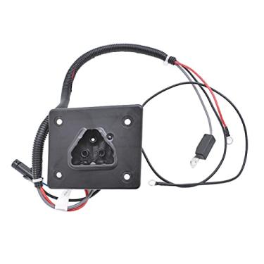 Imagem de ALL-CARB 48V Charger Receptacle 602529 Replacement for EZGO RXV TXT Golf Cart Charger Delta-Q