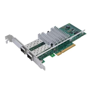 Imagem de VBESTLIFE Cartão de Rede SFP+ 10Gbps, Adaptador Ethernet de Fibra PCIE X8 Com Chip 82599 e 2 Portas SFP+, para WINS Linuxs FreeBSD Server Ambientes