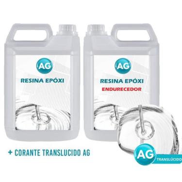 Imagem de Resinas Epóxi 1KG + Corante Translucido AG - Resinas ag