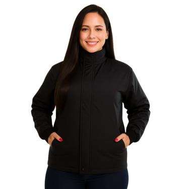 Imagem de Jaqueta Casaco Feminino De Nylon Impermeável Corta Vento