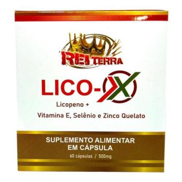 Imagem de Lico-X Licopeno + Vitamina E + Selênio + Zinco Quelato 60 Cápsulas - R