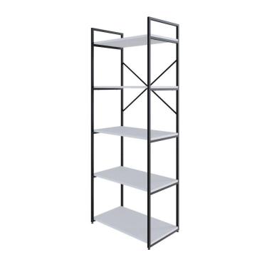 Imagem de Estante C/05 Prateleiras 152x60x33cm Yon Branco Tx/ Branco Tx/