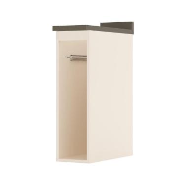 Imagem de Balcão Porta Toalha Com Tampo Connect Off White-duna - Móveis Henn Off White-duna