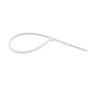 Imagem de Abracadeira De Nylon 200x2,5mm Branca Com 100un