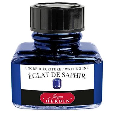 Imagem de Herbin The Jewel of Inks Tinta Para Caneta Tinteiro, Azul (Éclat de Saphir), 30 ml