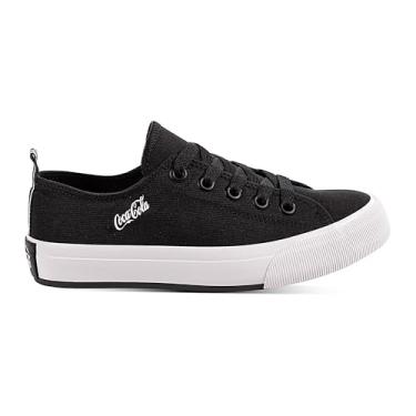 Imagem de Tênis Coca Cola Atlanta Canvas Coke Preto - Feminino - 36 - Preto