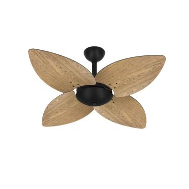 Imagem de Ventilador Teto Preto 4 Pás Freijó Winds Potente Ventax 220V