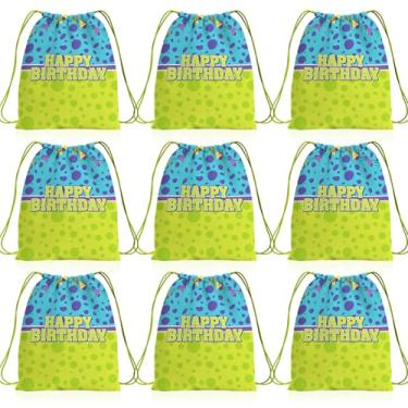 Imagem de YusXirg 10 peças de sacos de cordão para decoração de festa de aniversário de monstros para artigos de festa de aniversário