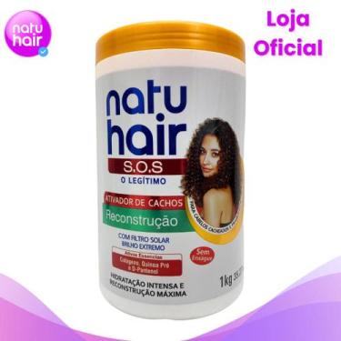 Imagem de Ativador de Cachos Reconstrução SOS NatuHair 1kg - Natuhair Cosméticos