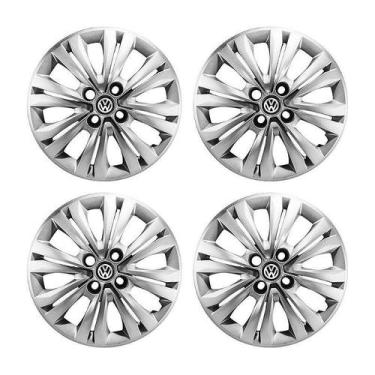 Imagem de Jogo Calota aro 14 VW Gol G7 Modelo 2017/18 Prata - GFM