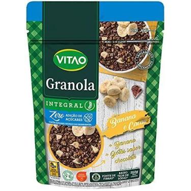 Imagem de Kit c/ 2 Granola Zero Acucar Banana E Cacau, Vitao, 250g
