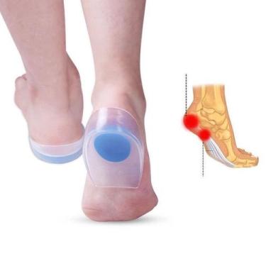 Imagem de Palmilha Ortopedica Silicone Calcanhar Anti-Impacto Esporao - Nibus
