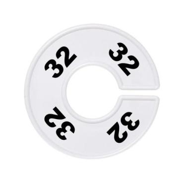Imagem de Separador Para Araras Branco Com Impressão  Tamanho 32 - Central 