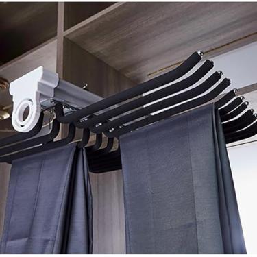 Imagem de Rack Pull Out Pts 22 Braços Armário De Aço Pts Hger Bar Orgizadores De Roupas Para Armário Para Economia De Espaço D Armazenamento