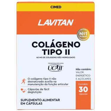 Imagem de Lavitan Colágeno Tipo 2 II 40mg 30 Cap Zero Calorias Lactose - CIMED