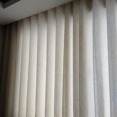 Imagem de Cortina Gaze De Linho Com Microfibra Leve Para Trilho Suiço Alto Padrã