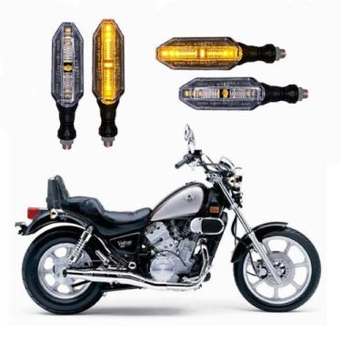 Imagem de KIT 4 Setas Esportivas Pisca de Led Modelo P26 Para Moto KAWASAKI Vulc