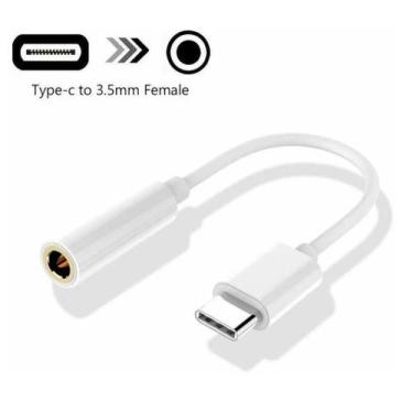 Imagem de Cabo Adaptador USB-C/Type-C para P2 Fone e Microfone compatível com Sa