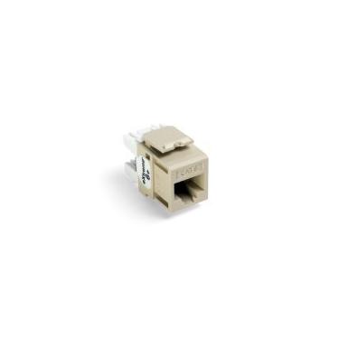 Imagem de Leviton 61110-BI6 Extreme 6+ Conector QuickPort, CAT 6, Marfim, pacote com 25
