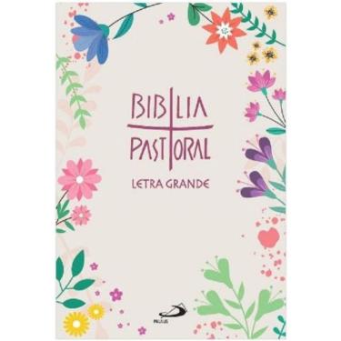 Imagem de Biblia Pastoral - Letra Grande - Floral - Paulus