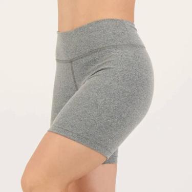 Imagem de Bermuda Fila Flat Life II Feminina Cinza Claro, GG