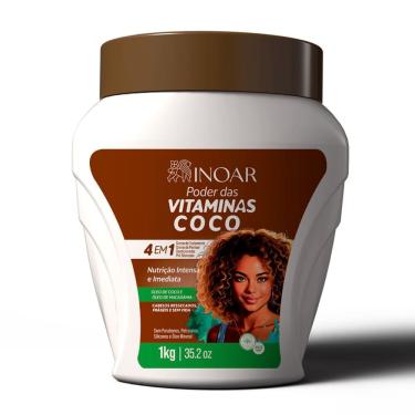 Imagem de Creme de Tratamento Inoar Poder das Vitaminas Coco 4 em1 1Kg