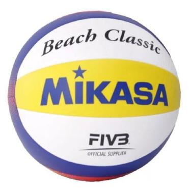 Imagem de Bola Vôlei Beach Mikasa BV552C-WYBR, Branco