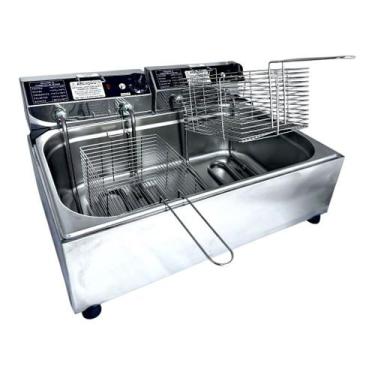 Imagem de Fritadeira industrial eletrica 16l 1 cuba 127v ipe cozinhas, 110V