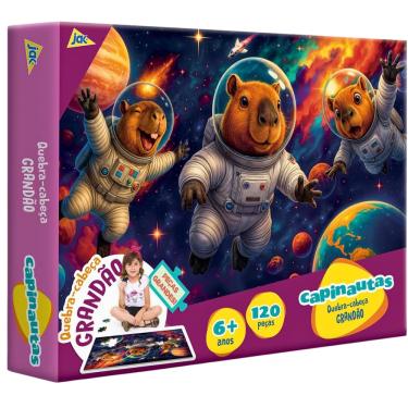 Imagem de Quebra Cabeça Puzzle Grandão 120 Peças Capinautas Toyster