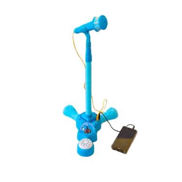 Imagem de Microfone Infantil Com Pedestal Que Canta De Verdade Som Luz