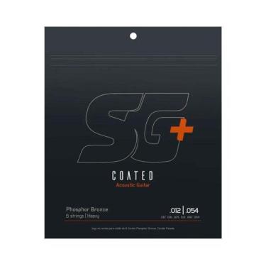 Imagem de Encordoamento P/ Violão Aço SG Coated Phosphor Bronze SG+ Heavy 12/54 