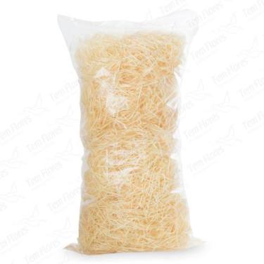 Imagem de Palha de Madeira Natural Cestas Artesanato Decoração 500gr. - Homens P