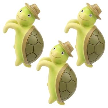 Imagem de ZFLYCANP Cabide de vaso de plantas com figura de tartaruga, estatuetas, enfeites de jardim, enfeites de jardim, lindo suporte de vaso de resina para vaso de flores de tartaruga para jardim