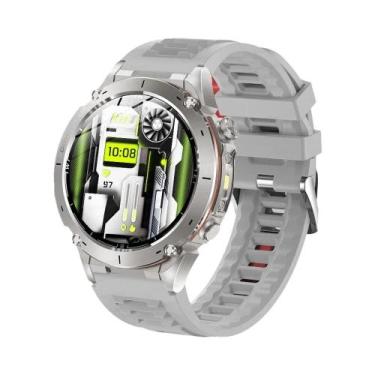 Imagem de Relógio Inteligente Militar GPS 1.43" AMOLED Bússola 10ATM À Prova D'Á
