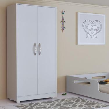 Imagem de Guarda-Roupa Compacto 2 Portas Pequeno Quarto Solteiro - Casa Dos Sonh