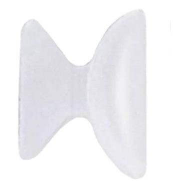 Imagem de Plaqueta Adesiva Silicone 10 Pares - Borboleta Fosca
