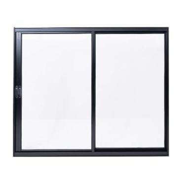 Imagem de Janelas 2 Folhas Sem Grade Linha 18 Alumínio Branco - PROVER ESQUADRIA