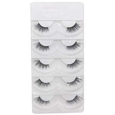 Imagem de Cílios postiços DAODER Natural Look Cateye 16 mm 5 pares