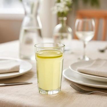 Imagem de Kit 3 Copos Vidro 350ml Resistentes Café Suco Água - DDG