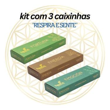 Imagem de KIT C/ 3 Incensos Linha Palo Santo Peruano Ispalla TABLETES - Sagrada 