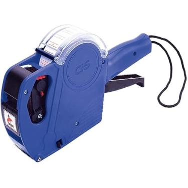 Imagem de Etiquetadora impressora de etiquetas Manual Rotuladora de Preço 8 Dígitos + Etiquetas + Refil de Tinta economica