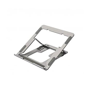 Imagem de Suporte para laptop, portátil, dobrável, ajustável, liga de alumínio, laptop (cor: 1) (2) (1)