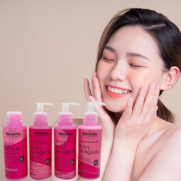 Imagem de Kit Tratamento Facial Skin Care Rosa Mosqueta - 4 itens - Rhenuks