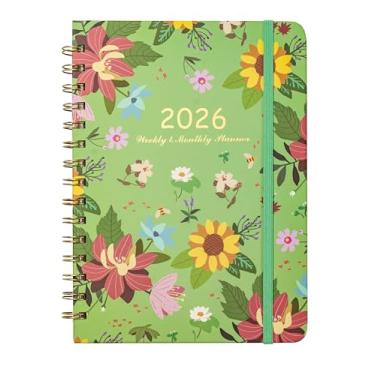 Imagem de Mr. Pen - Agenda 2025, 16,3 x 21,6 cm, rosa flor, agenda semanal e mensal, 2025